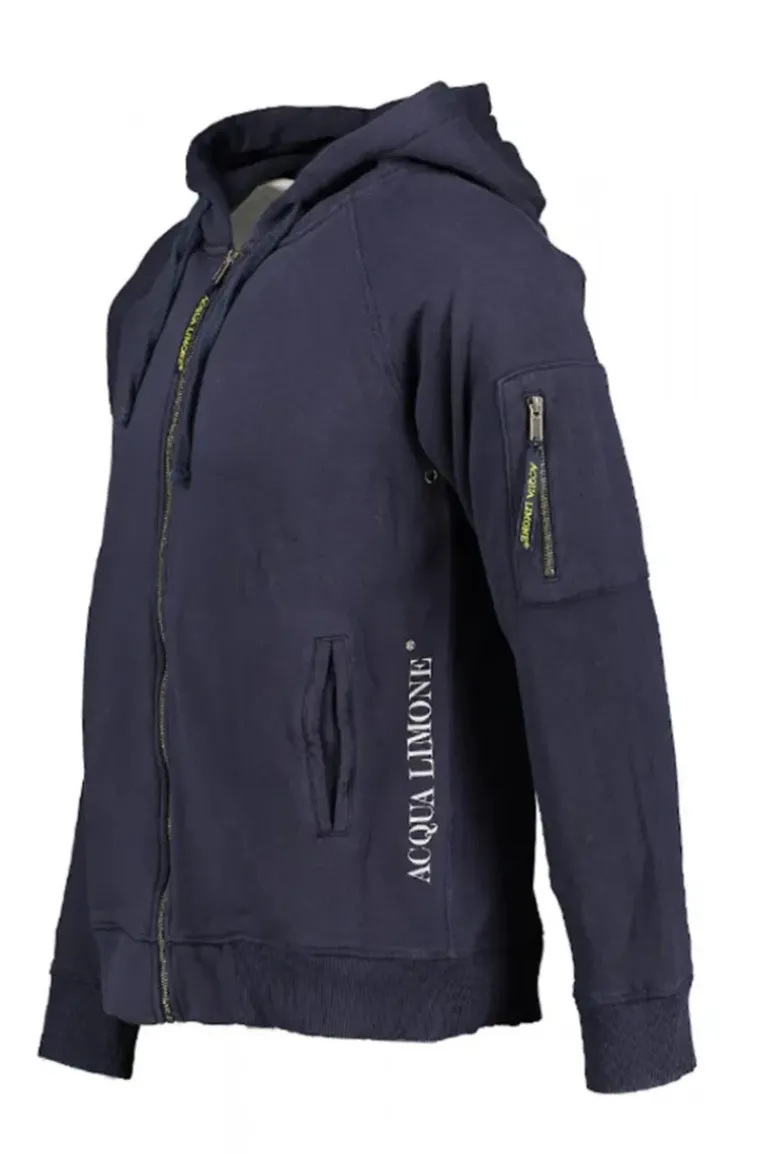 Acqua Limone - Hood Jacket Print Dark Navy