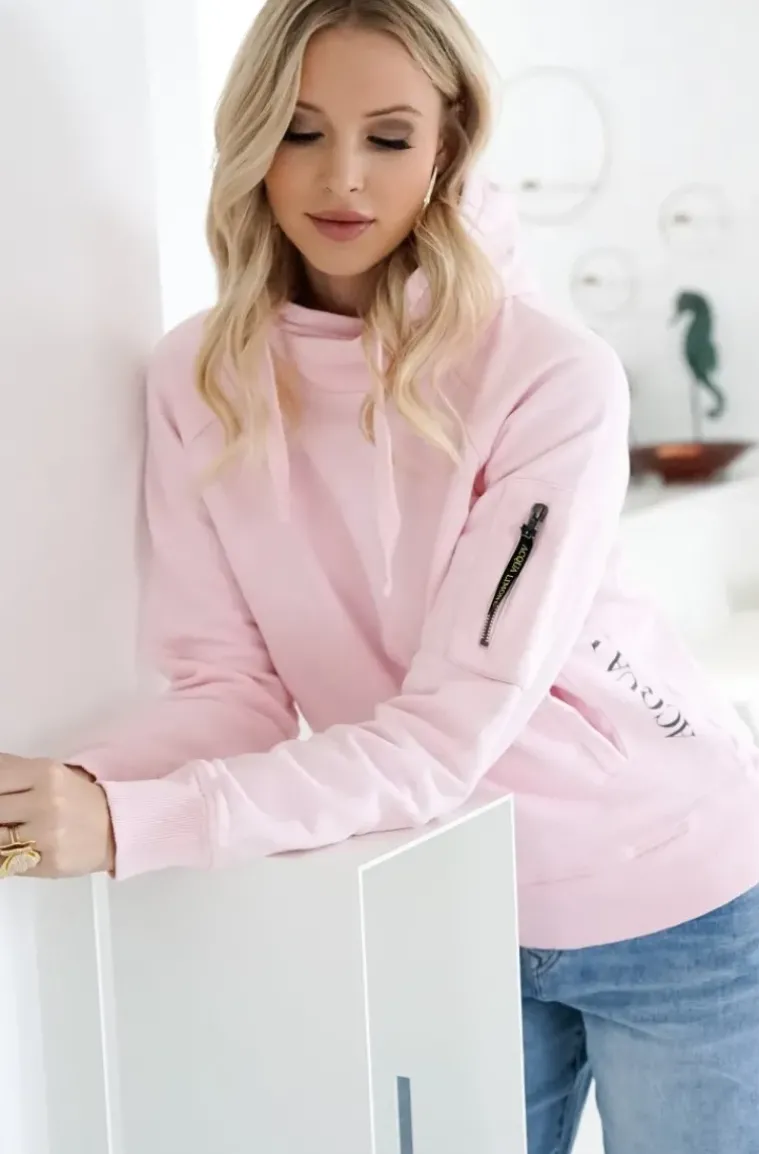 Acqua Limone - Hood Sweat Pale Pink