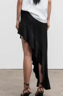 Ahlvar Gallery - Hida frill Skirt - Black