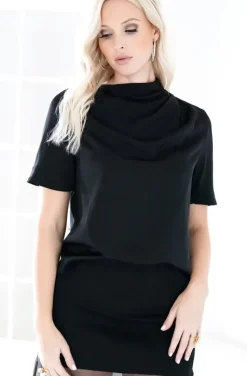 Ahlvar Gallery - Lima Silk Tee Black