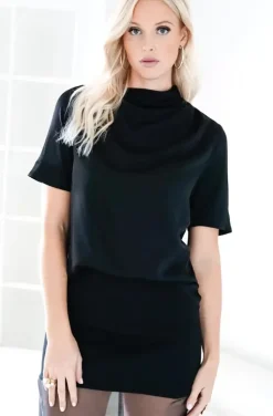 Ahlvar Gallery - Lima Silk Tee Black