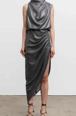 Ahlvar Gallery - Tilda Sequin Dress - Dark Grey