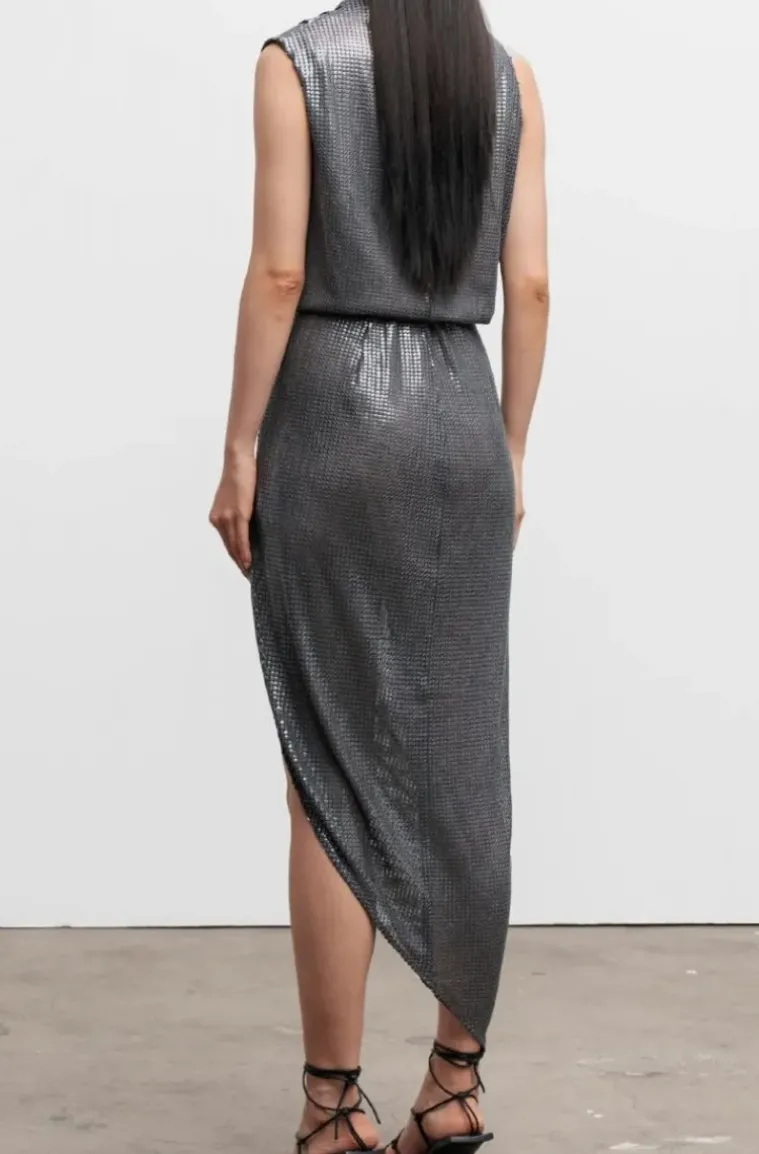 Ahlvar Gallery - Tilda Sequin Dress - Dark Grey