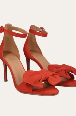 Billi Bi - Pumps med rosett - 4704 - Orange Suede