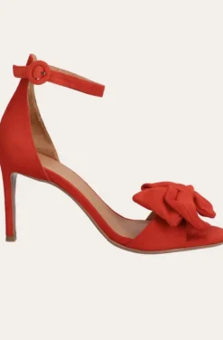 Billi Bi - Pumps med rosett - 4704 - Orange Suede