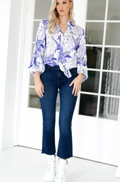 Blond Hour - Alyssa Blouse - Blue Bird