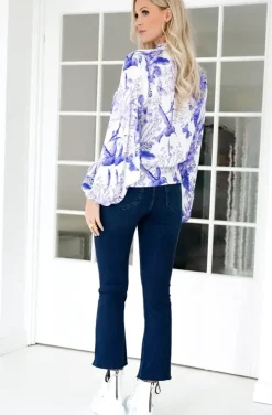 Blond Hour - Alyssa Blouse - Blue Bird