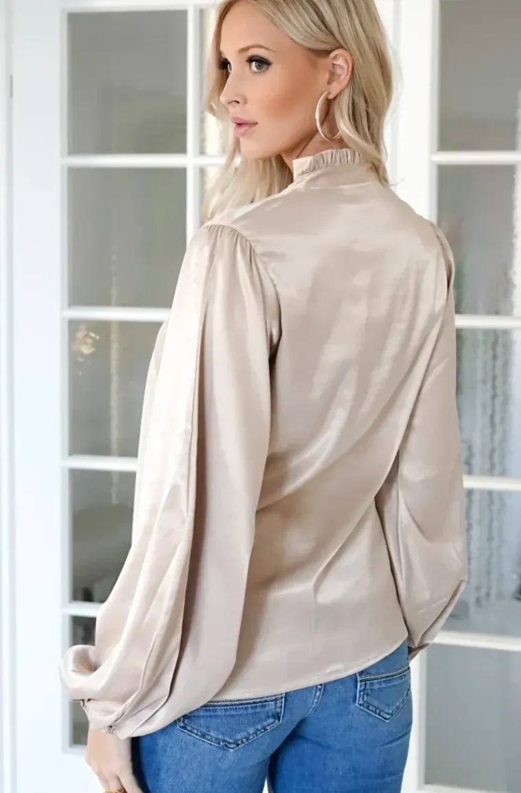 Blond Hour - Aurora Blouse - Champagne
