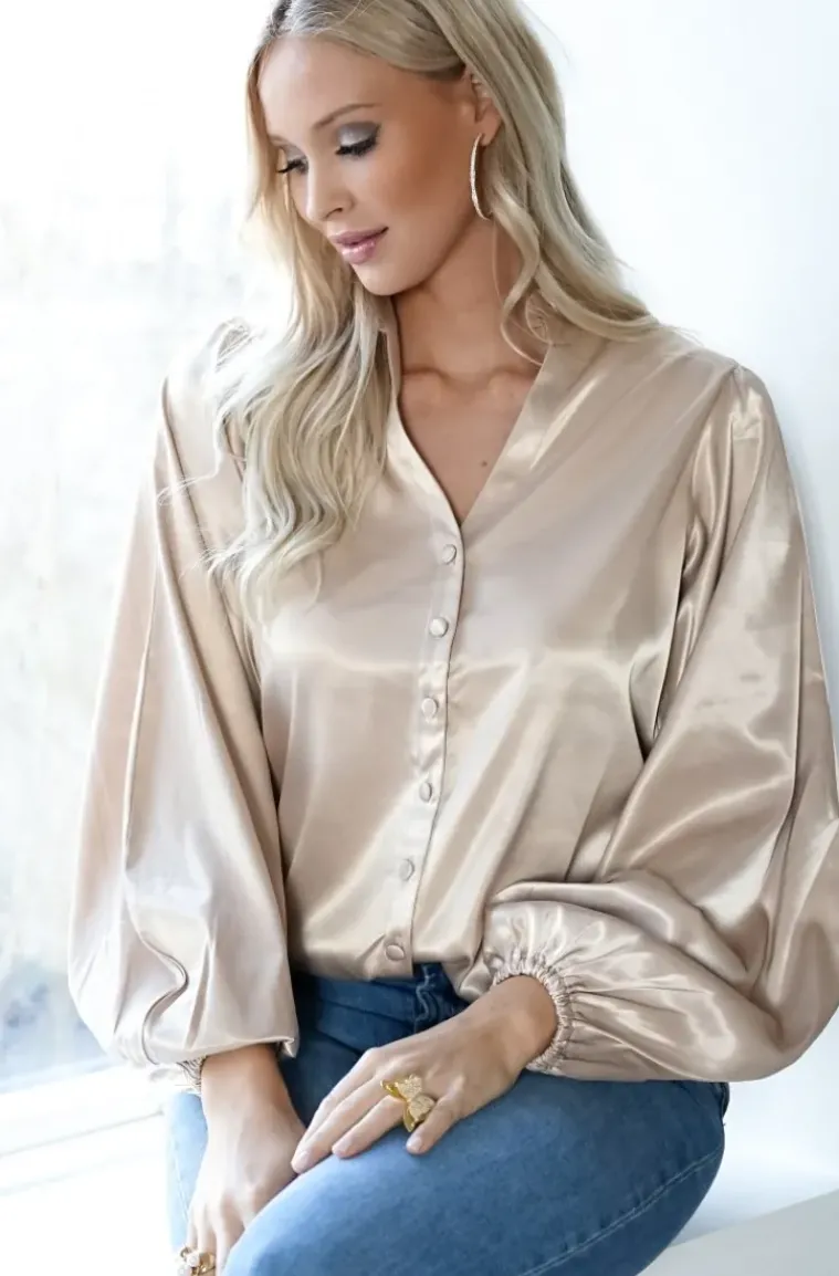 Blond Hour - Aurora Blouse - Champagne