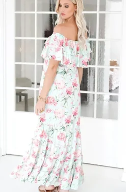 Blond Hour - Bella Dress - Pink Flower