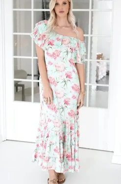 Blond Hour - Bella Dress - Pink Flower