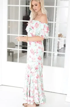 Blond Hour - Bella Dress - Pink Flower