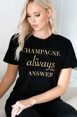 Blond Hour - Champagne t-shirt - Black Gold