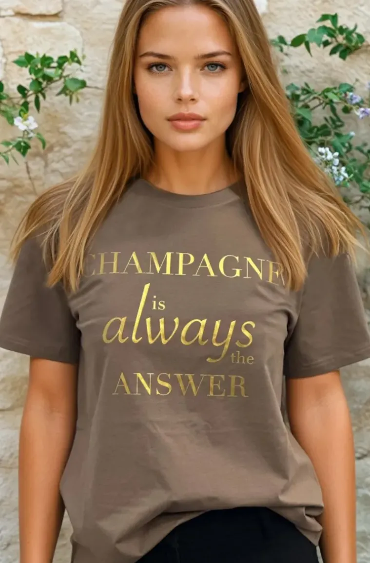 Blond Hour - Champagne t-shirt - Choco Gold