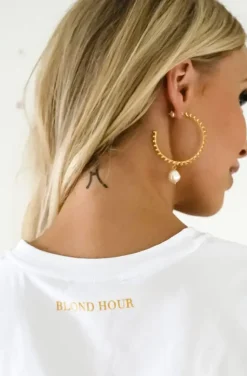 Blond Hour - Chocolate and Wine Tshirt - White Gold