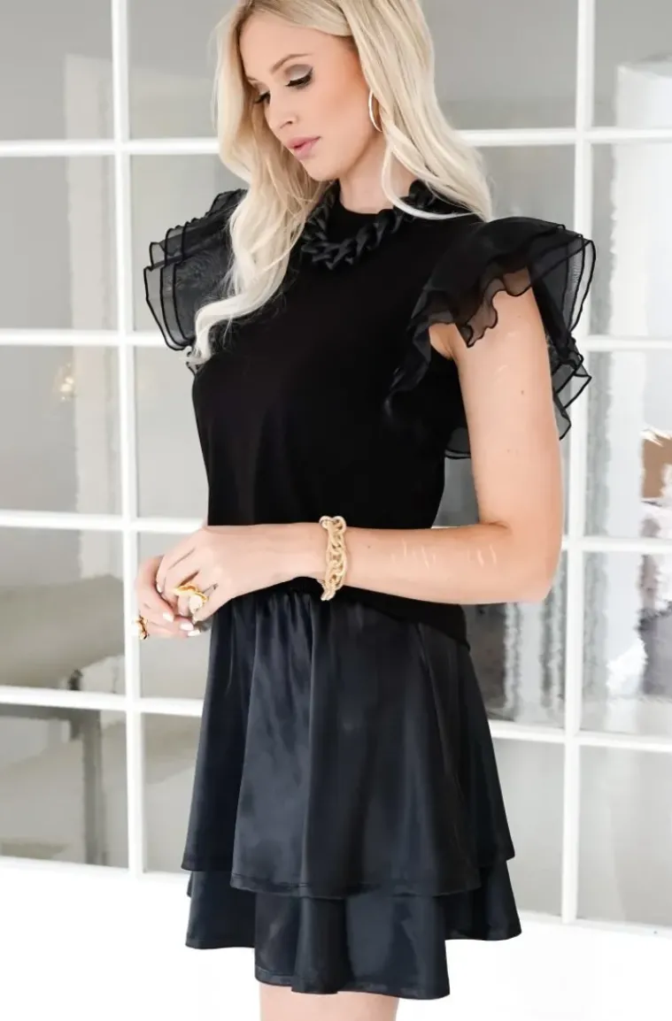 Blond Hour - Drama Skirt - Black