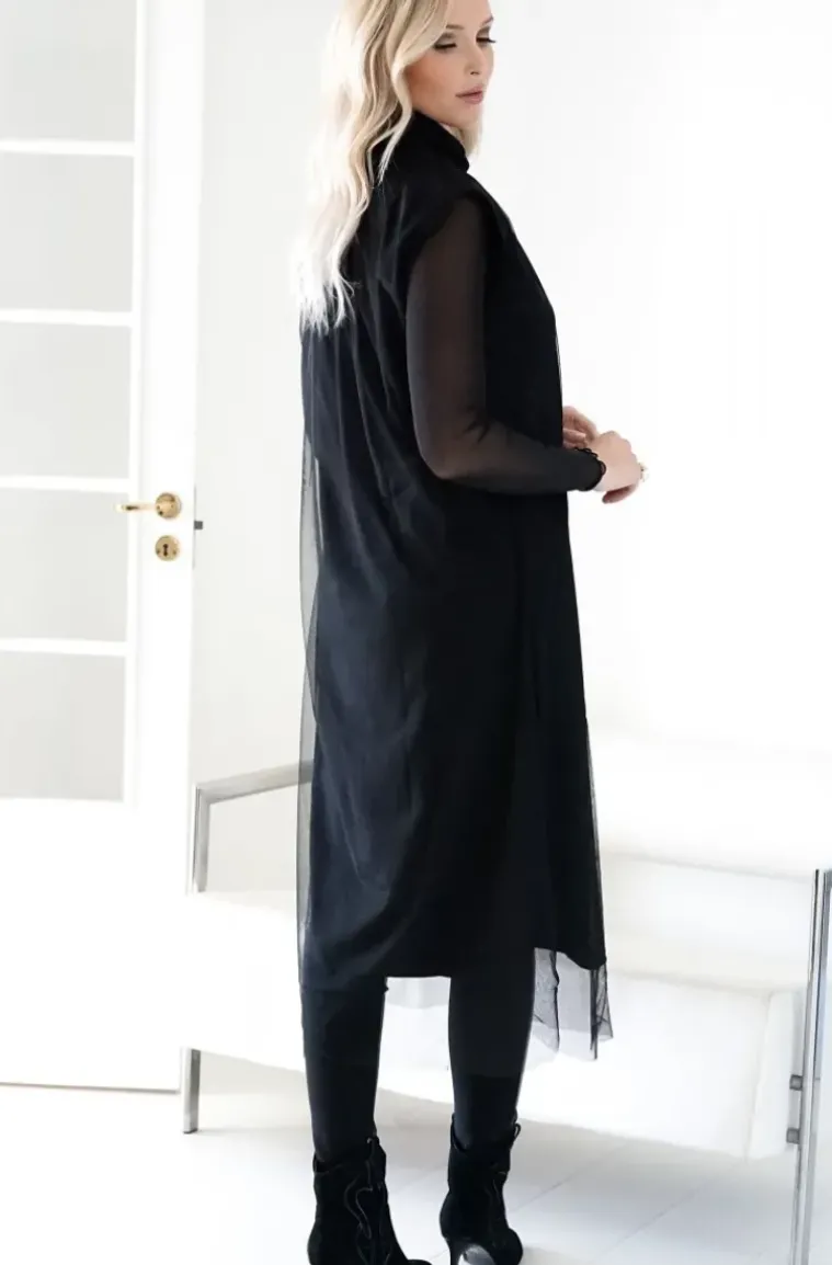 Blond Hour - Escape Vest Dress - Black