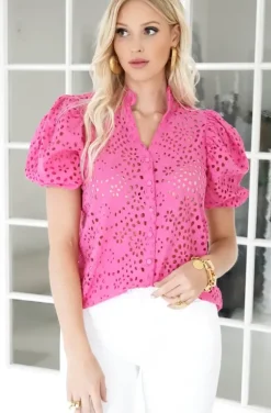 Blond Hour - Happy Blouse - Cerise