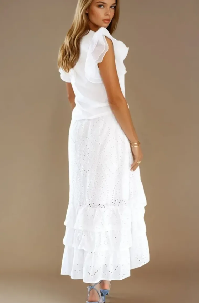Blond Hour - Ibiza Maxi Skirt - White