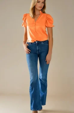 Blond Hour - Mizzle Blouse - Orange