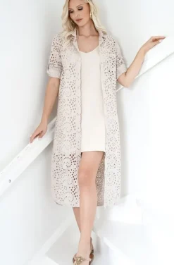 Blond Hour - Noble Shirt Dress Sand