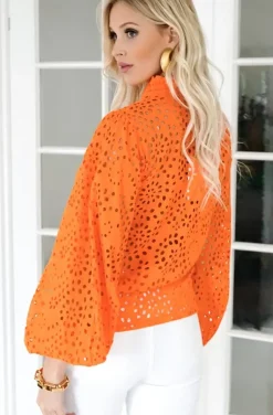 Blond Hour - Refined Blouse - Orange