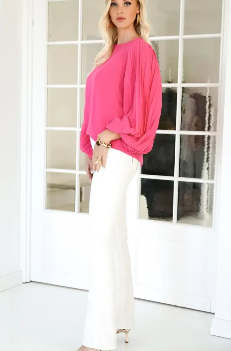 Blond Hour - Riviera Blouse - Cerise