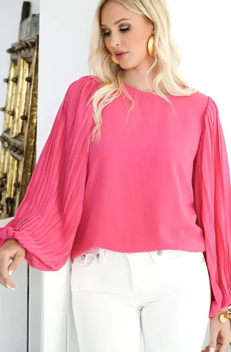 Blond Hour - Riviera Blouse - Cerise