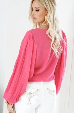 Blond Hour - Riviera Blouse - Cerise