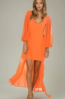 Blond Hour - Riviera Maxi Wrap Dress - Orange
