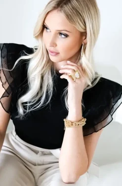 Blond Hour - Saint Top - Black