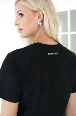 Blond Hour - The perfect Round neck Tshirt - Black