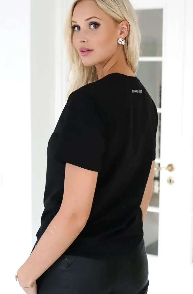 Blond Hour - The perfect Round neck Tshirt - Black
