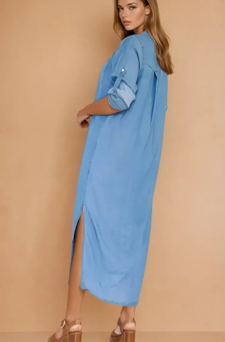 Blond Hour - Time shirt Dress - Denim