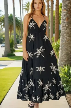Blond Hour - Yasmine maxidress - Black