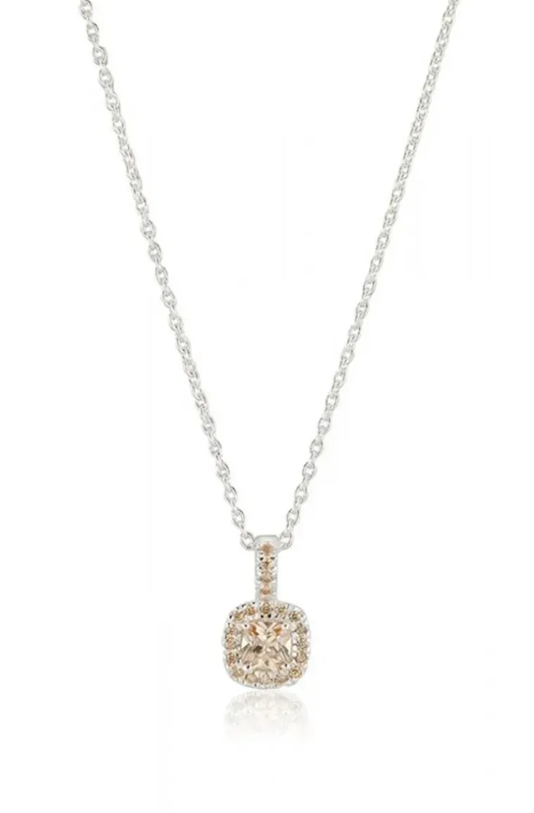 Carolina Gynning Jewelry - Glamorous Necklace Silver Champagne