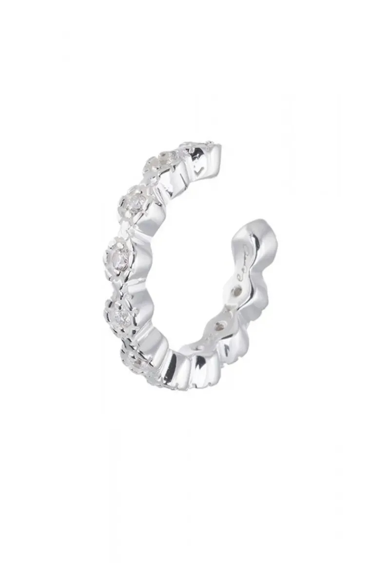 Carolina Gynning Jewelry - Time To Glow Mini Ear Cuff Silver