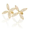 Carolina Gynning Jewelry - Sparkling Ellipse Earrings Goldplated