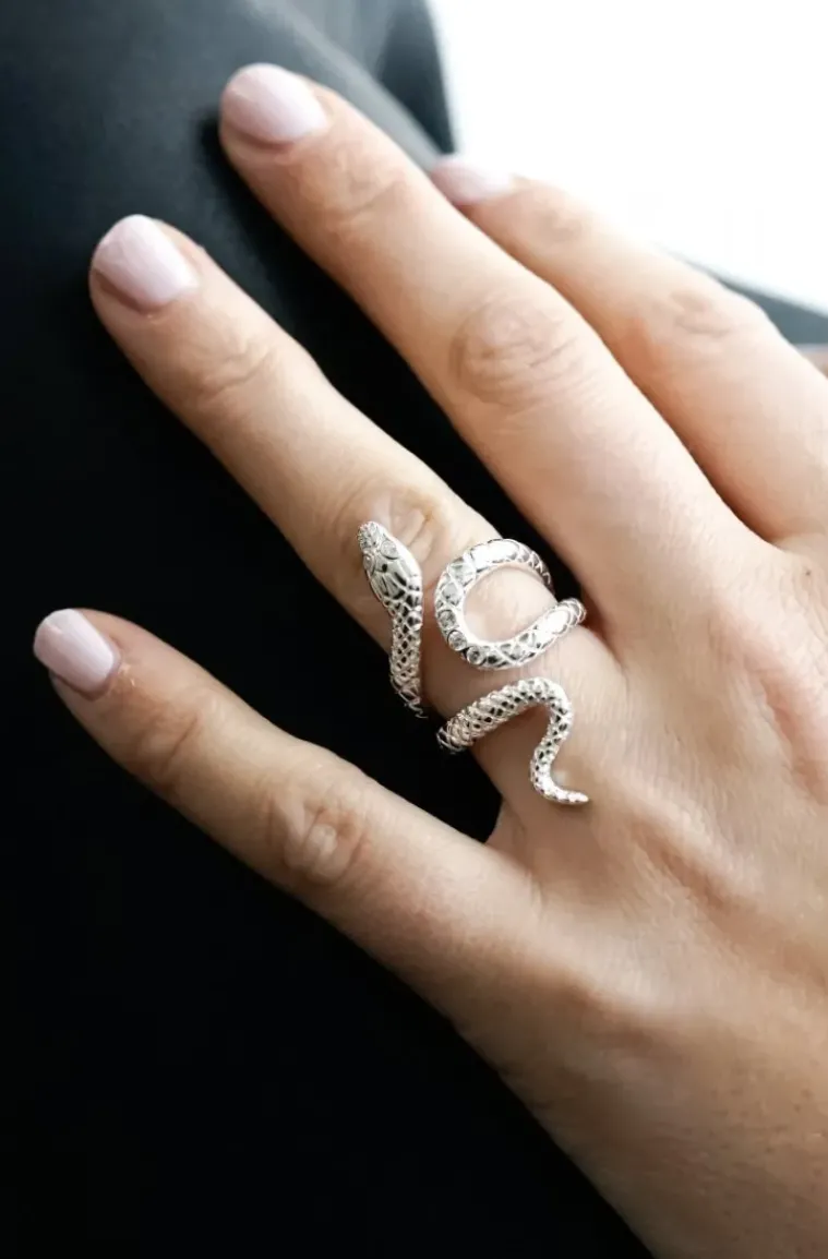 Carolina Gynning Jewelry - Snake Ring Silver
