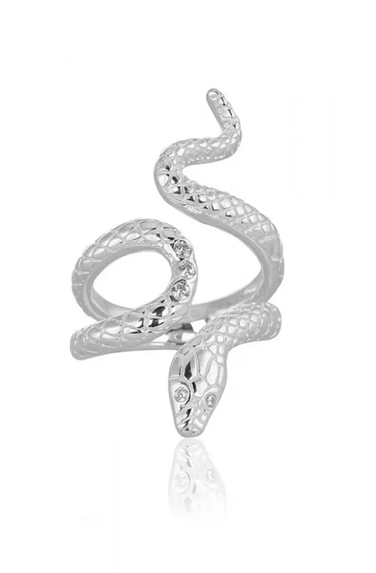 Carolina Gynning Jewelry - Snake Ring Silver