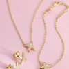 Carolina Gynning Jewelry - Cross My Heart Necklace Goldplated