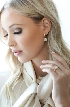 Carolina Gynning Jewelry - Glamorous Ring Goldplated Clear
