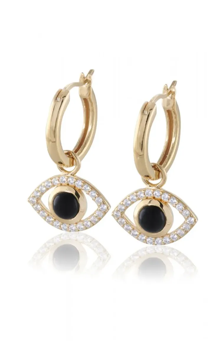 Carolina Gynning Jewelry - Devine Eye Earrings Goldplated