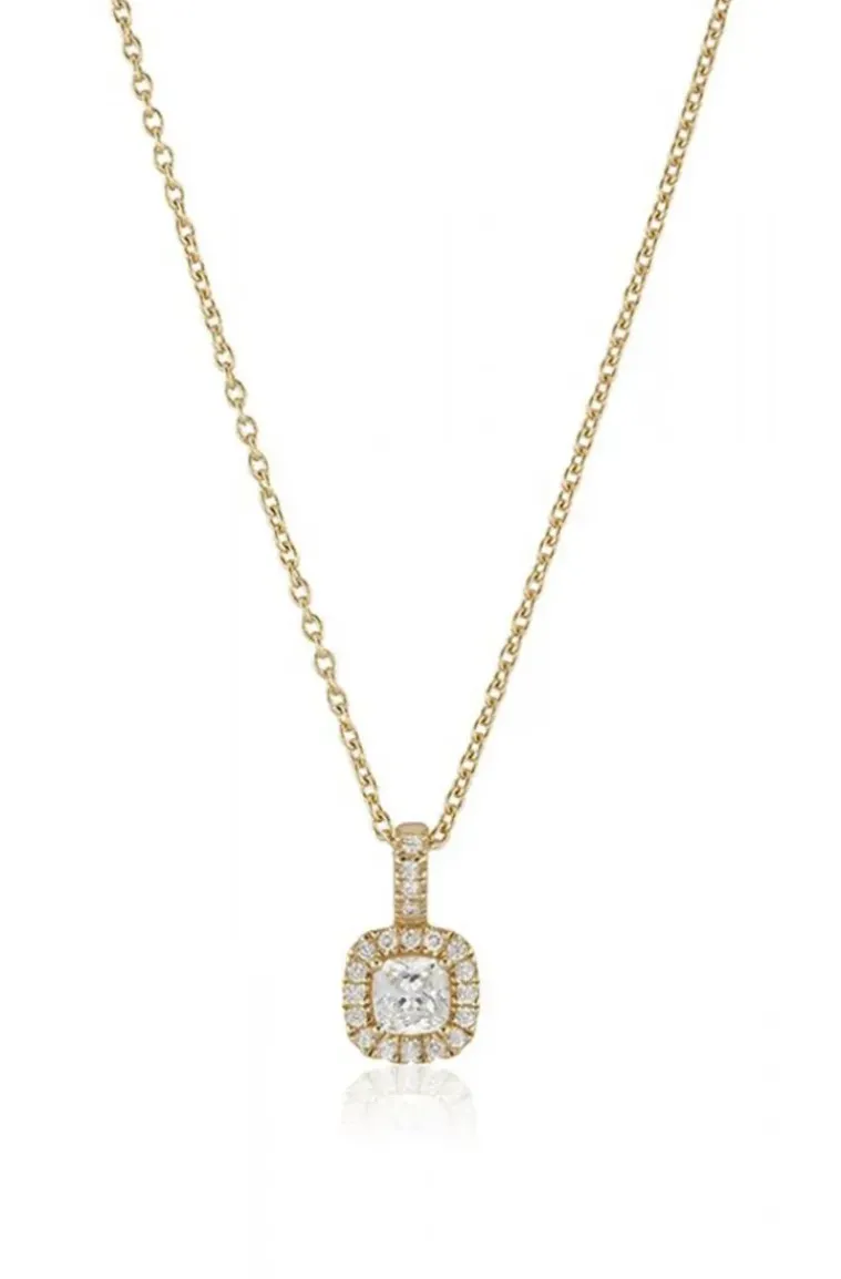 Carolina Gynning Jewelry - Glamorous Necklace Goldplated Clear