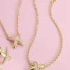 Carolina Gynning Jewelry - Cross My Heart Bracelet Goldplated