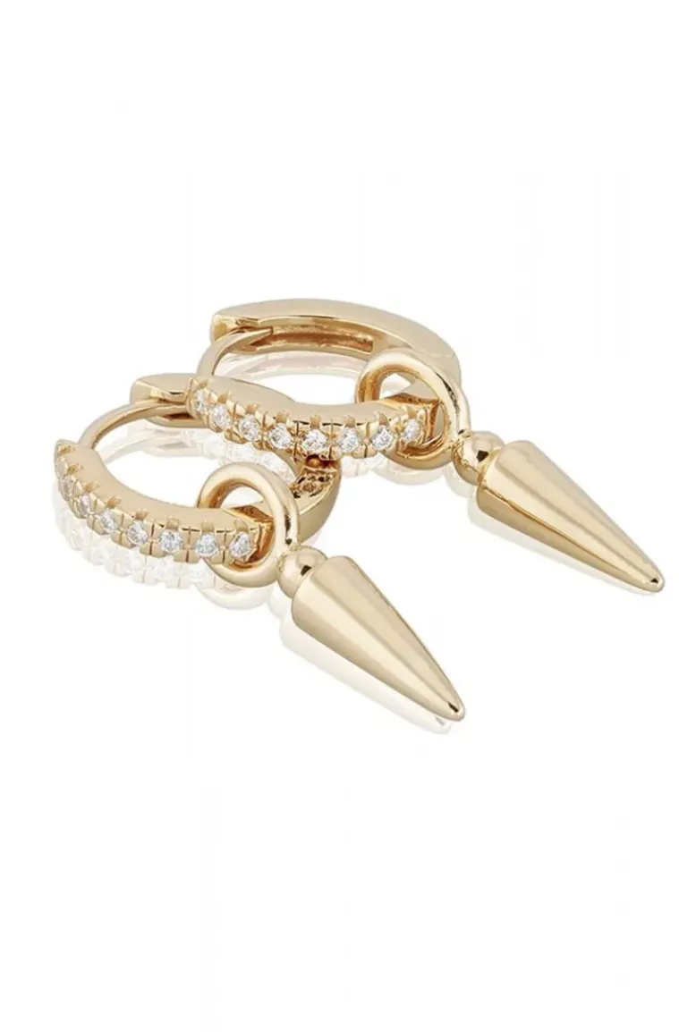 Carolina Gynning Jewelry - Spear of Life Creol Earrings Goldplated