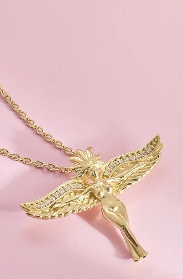 Carolina Gynning Jewelry - Goddess of Love Necklace Goldplated