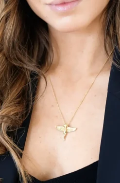 Carolina Gynning Jewelry - Goddess of Love Necklace Goldplated