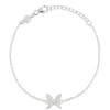 Carolina Gynning Jewelry - Petite Papillion Sparkling Bracelet Silver