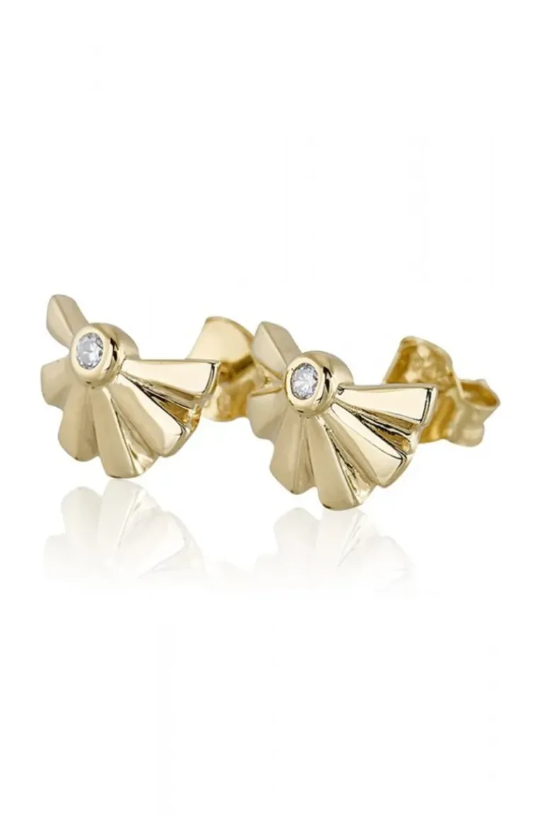 Carolina Gynning Jewelry - Sunfeather Earrings Goldplated